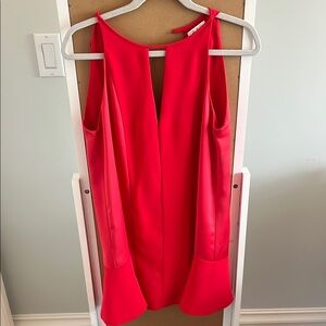 Elegant Red Sleeveless Dress